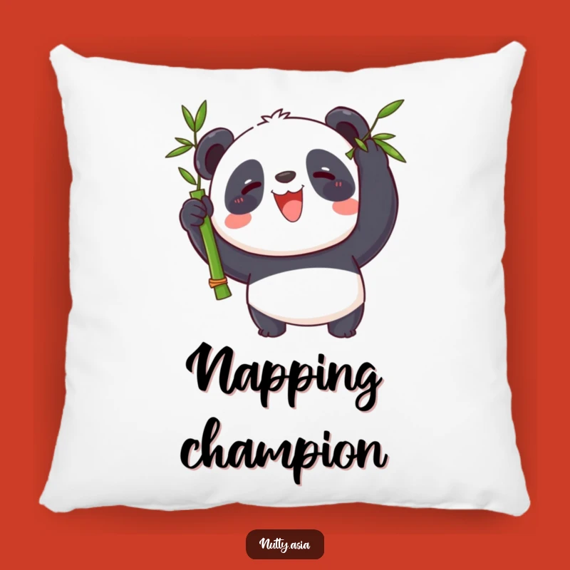 Funny Panda Balance Master Pillow - Comfy Bamboo Trickster Cushion Gift