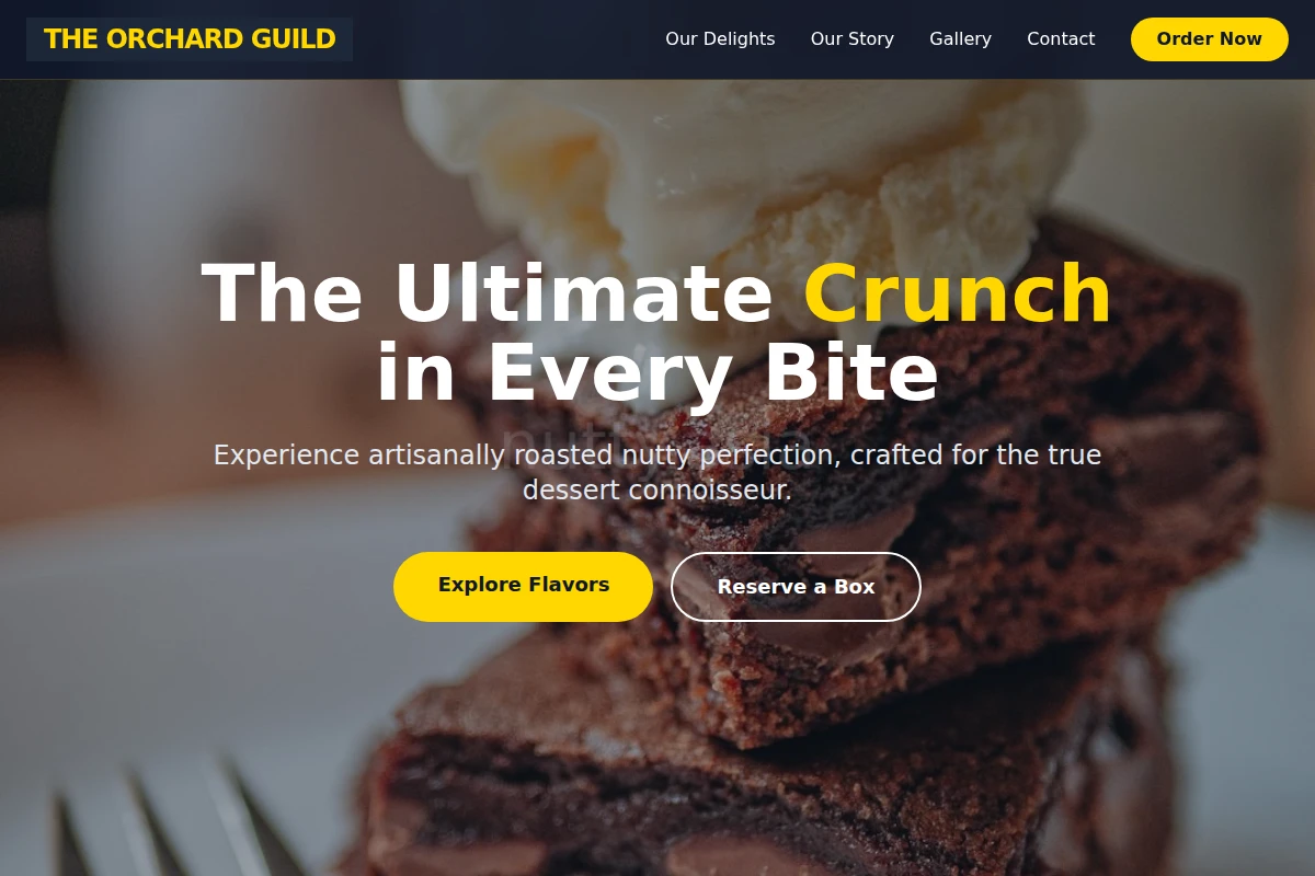 Crunchy Dessert