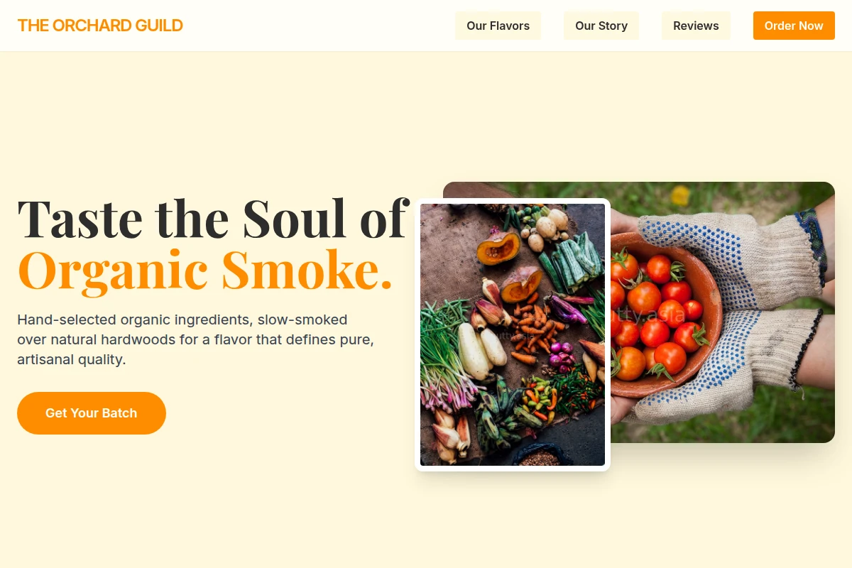 Smoked Organic Food