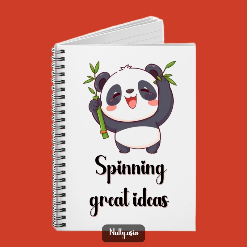 Funny Panda Balance Master Notebook - Whimsical Bamboo Trickster Journal